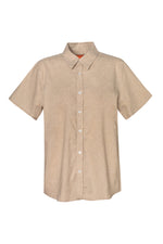 Camisa Manga Corta Almond