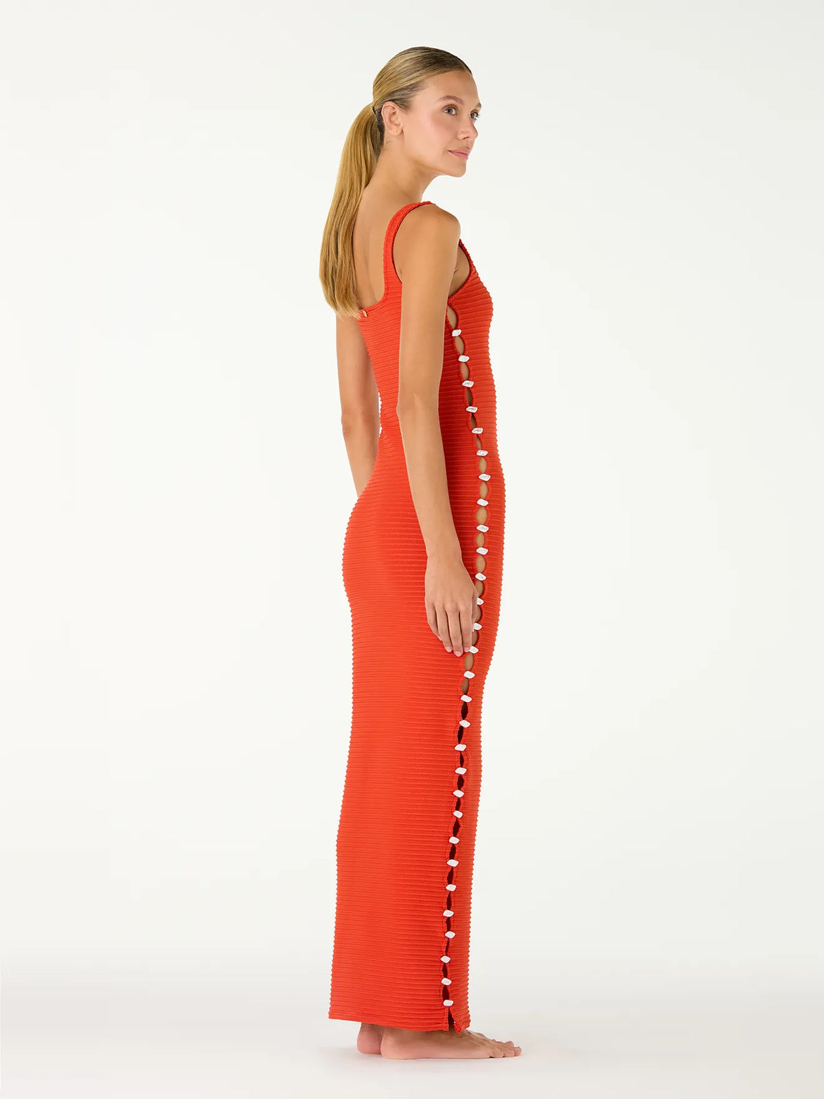 Vestido Awa Shell Red