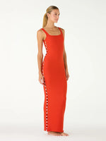 Vestido Awa Shell Red