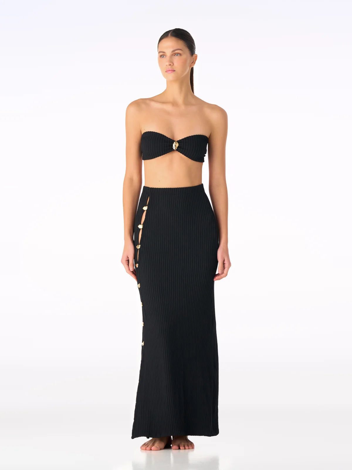 SABAL SKIRT SHELL BLACK