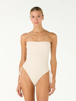 Vestido de Baño Entero Fae Shell Ivory