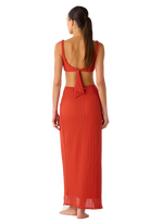 Falda larga Irina Nilo red