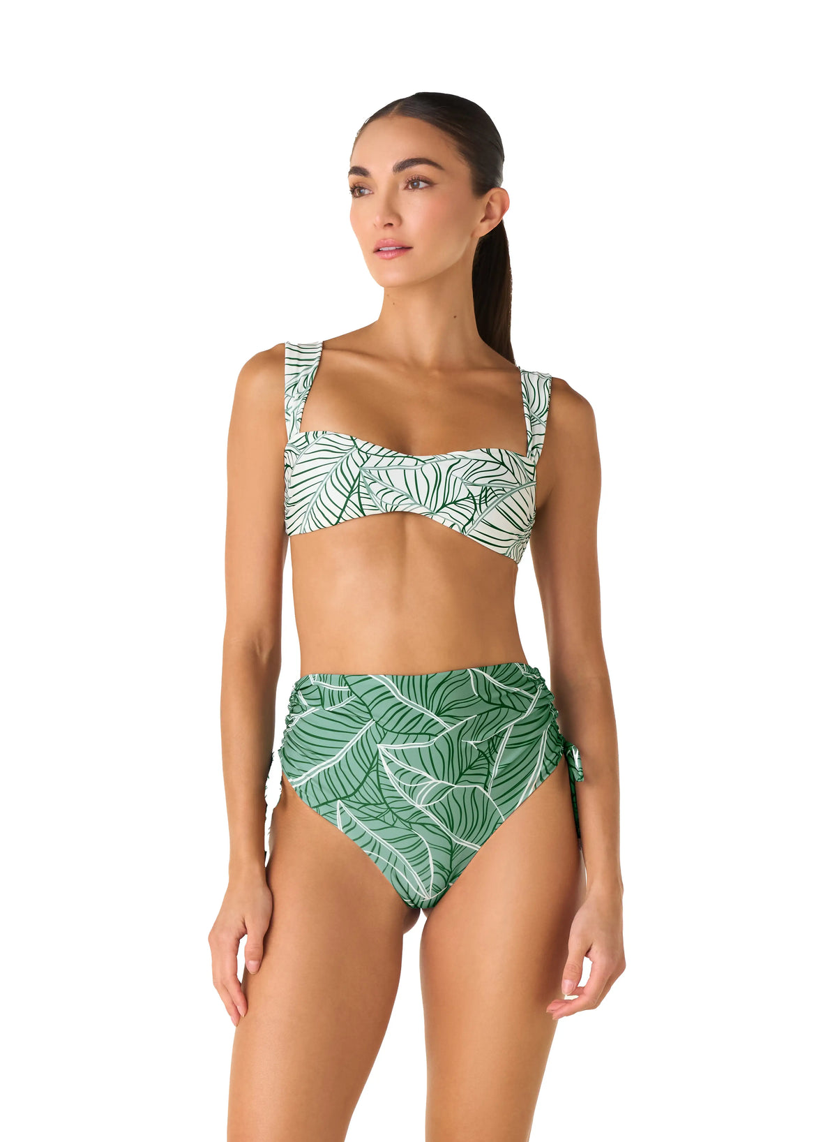 Top de Bikini Kiva Palmeira