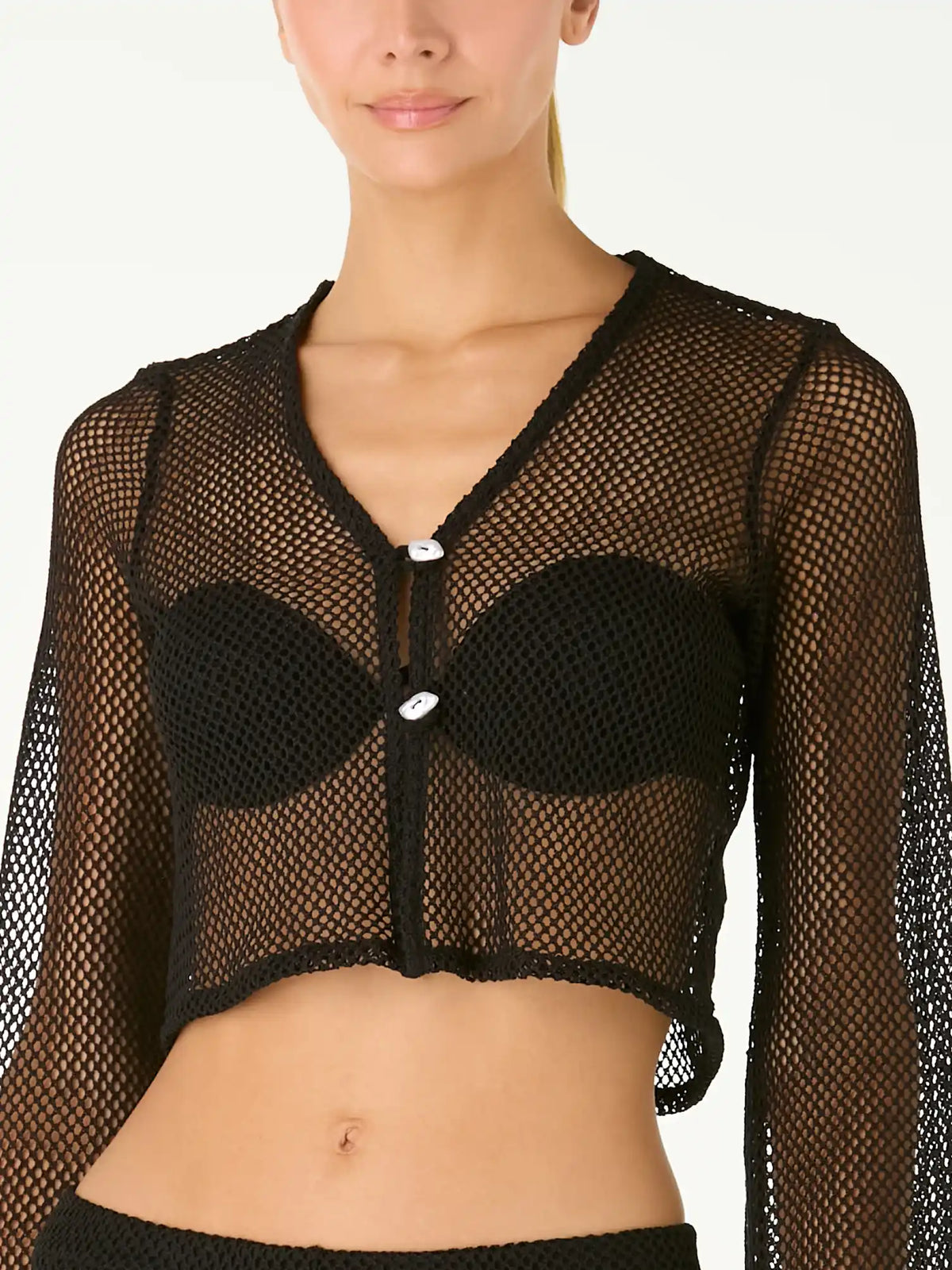 Camisa Lora Net Black