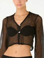 Camisa Lora Net Black