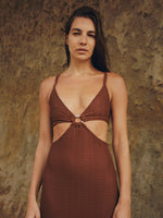 Vestido largo Opal Nilo Brown