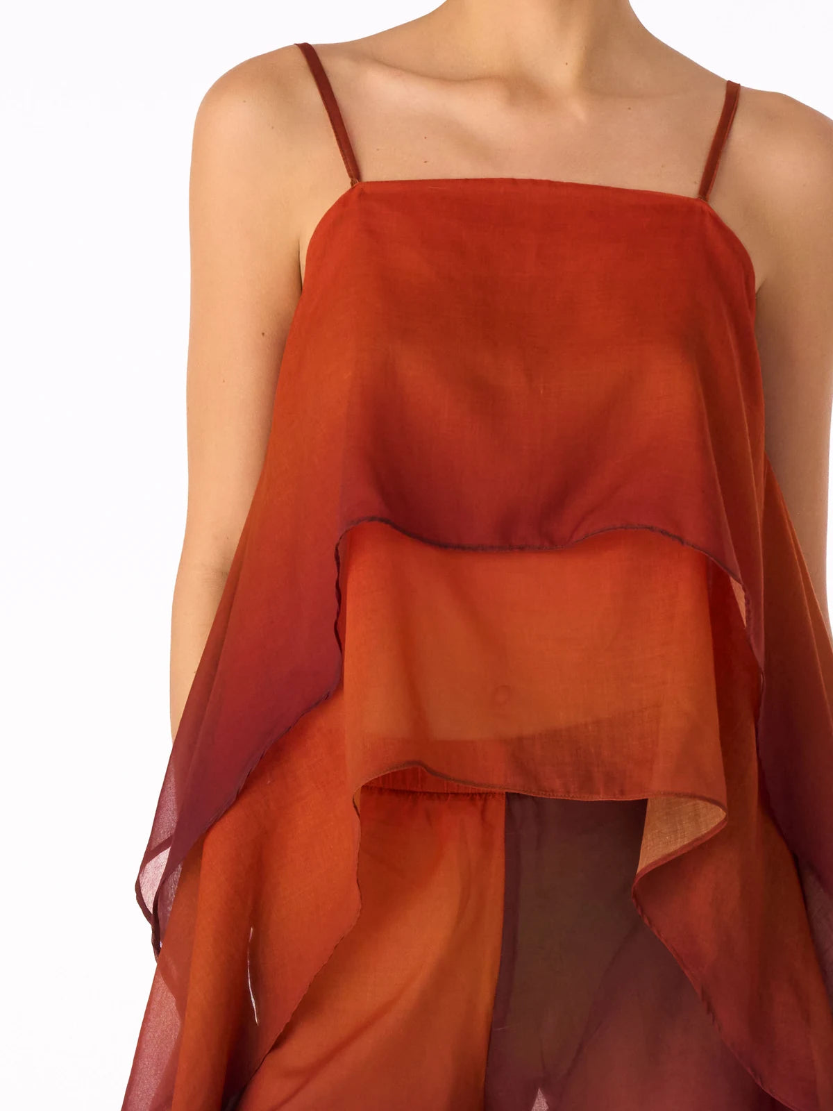 SASHA TOP OMBRE ORANGE
