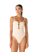 Vestido de Baño Entero Sol Shell Ivory