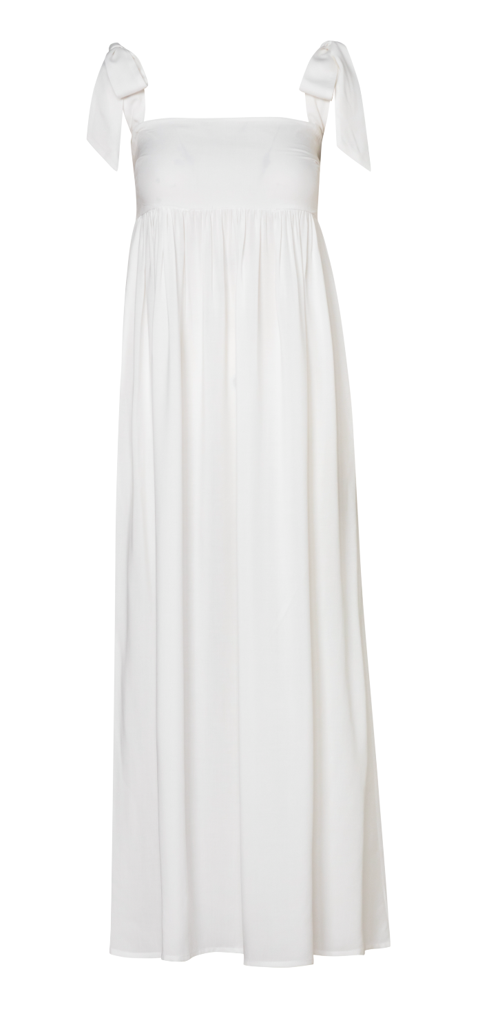 Vestido largo Kire Ivory
