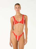 Top de Bikini Taira Capri Red