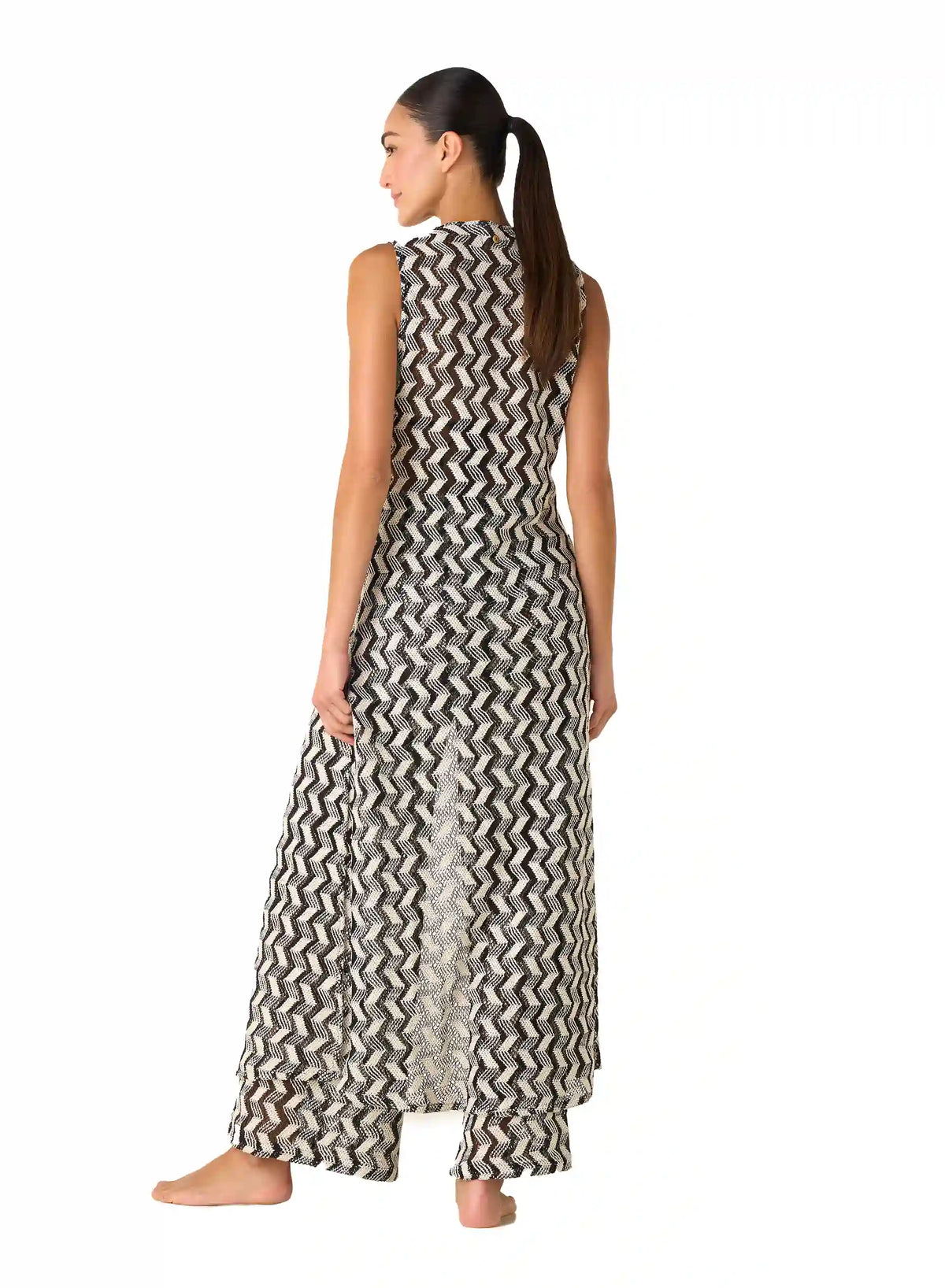 Bata Meli Zig Zag Black