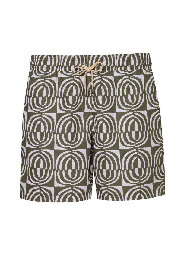Pantaloneta de Baño Clásica Duna Olive
