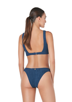 Top de Bikini Alba Indigo
