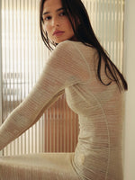 ALTHEA DRESS GOLDEN MESH
