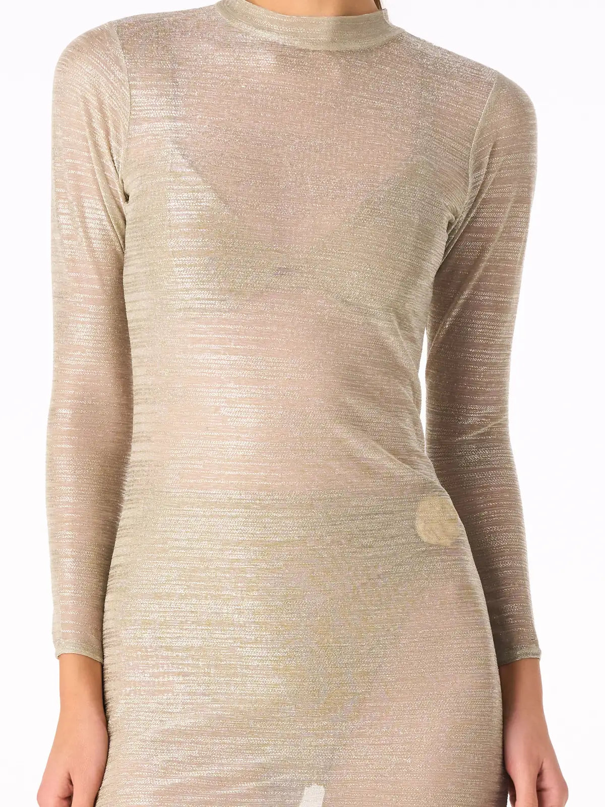 ALTHEA DRESS GOLDEN MESH