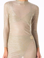 ALTHEA DRESS GOLDEN MESH