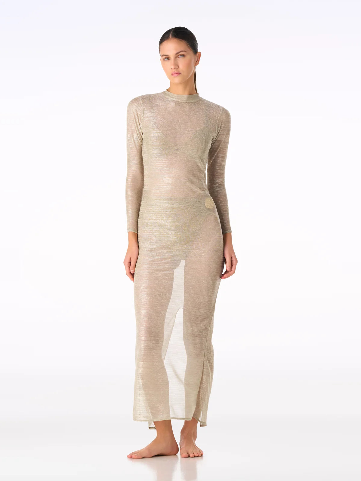 ALTHEA DRESS GOLDEN MESH