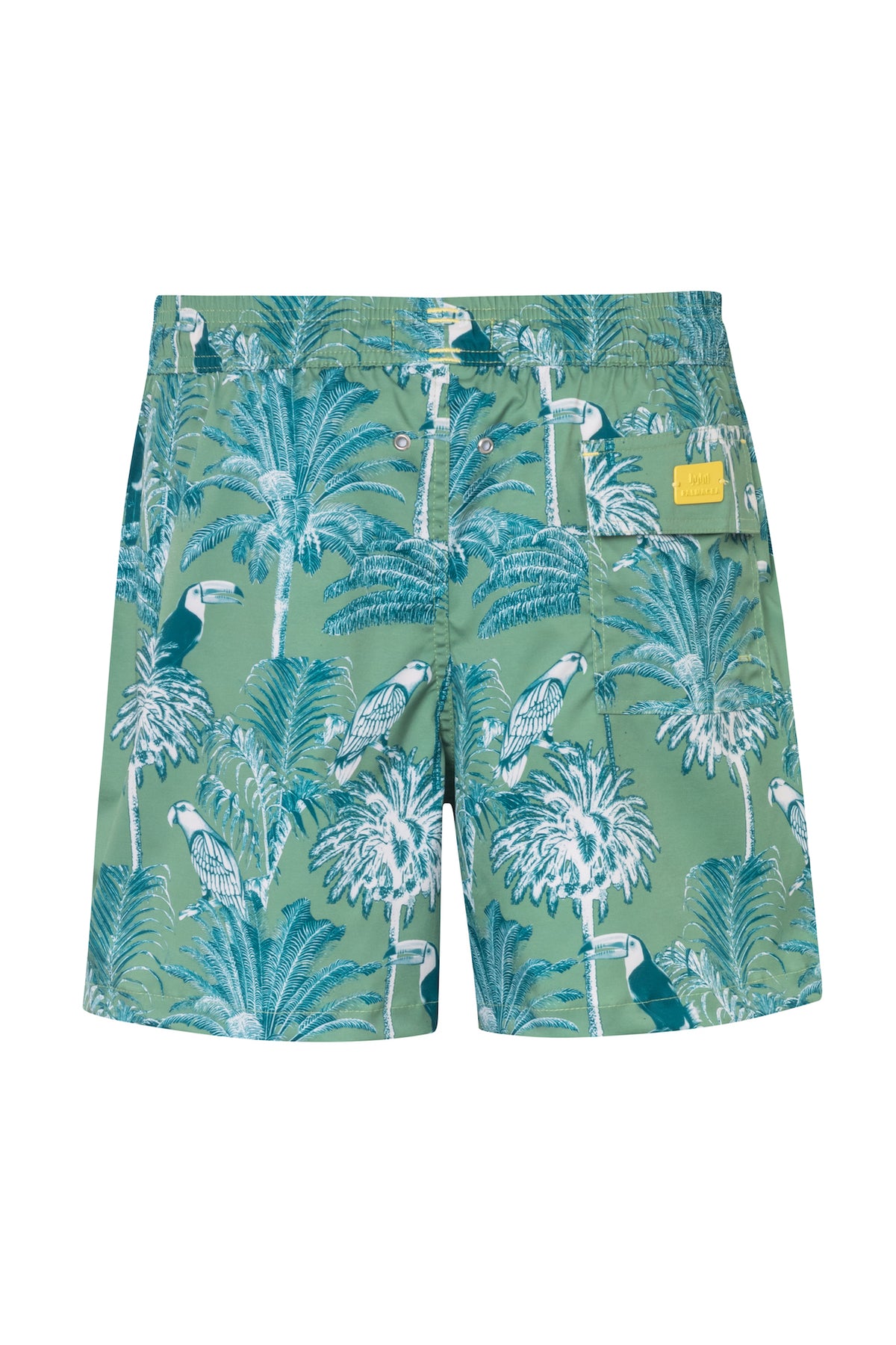 SWIM TRUNK ARECA 7 LEAF PRINTED