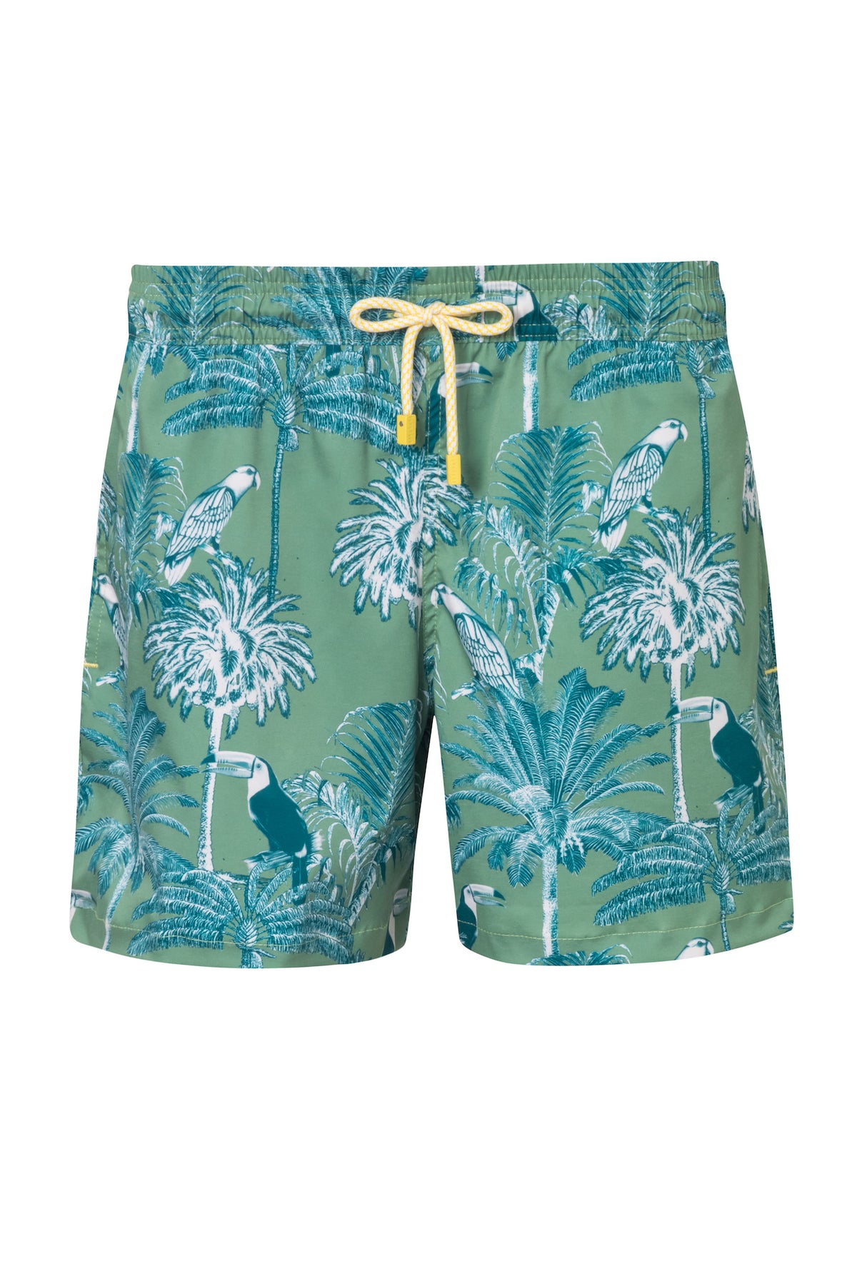 SWIM TRUNK ARECA 7 LEAF PRINTED