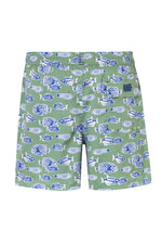 Pantaloneta de Baño Baru 7 Leaf Printed