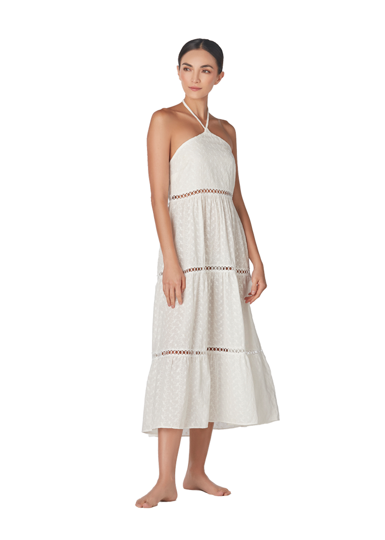 CAPELA DRESS EYELET IVORY