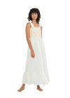 GRANNY EMBROIDERED DRESS IVORY