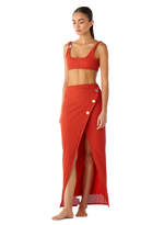 Falda larga Irina Nilo red