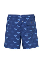 SWIM TRUNK SLIM CUT KORO3 NAVY