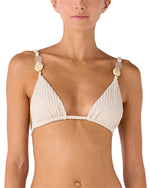 Top de Bikini Kuna Shell Ivory