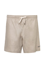 Shorts de Lino Clásica Ecru