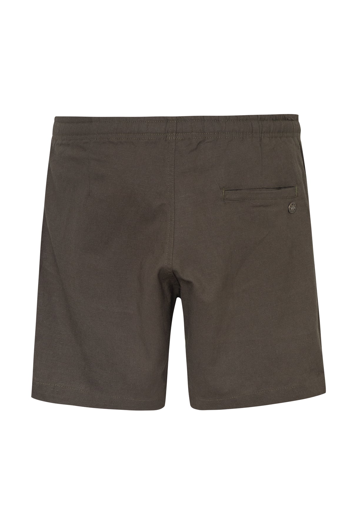 LINEN SHORTS FOREST