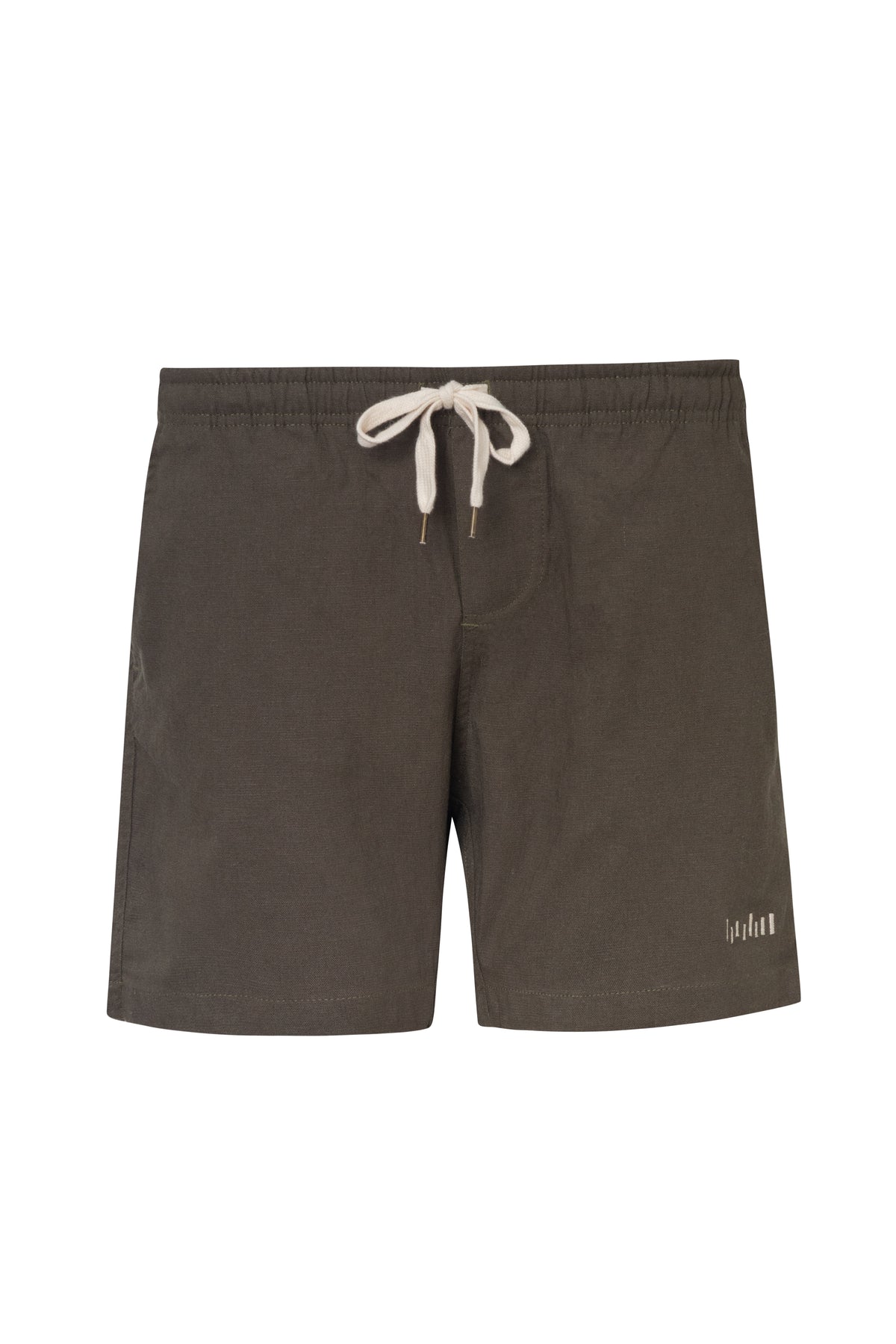 LINEN SHORTS FOREST