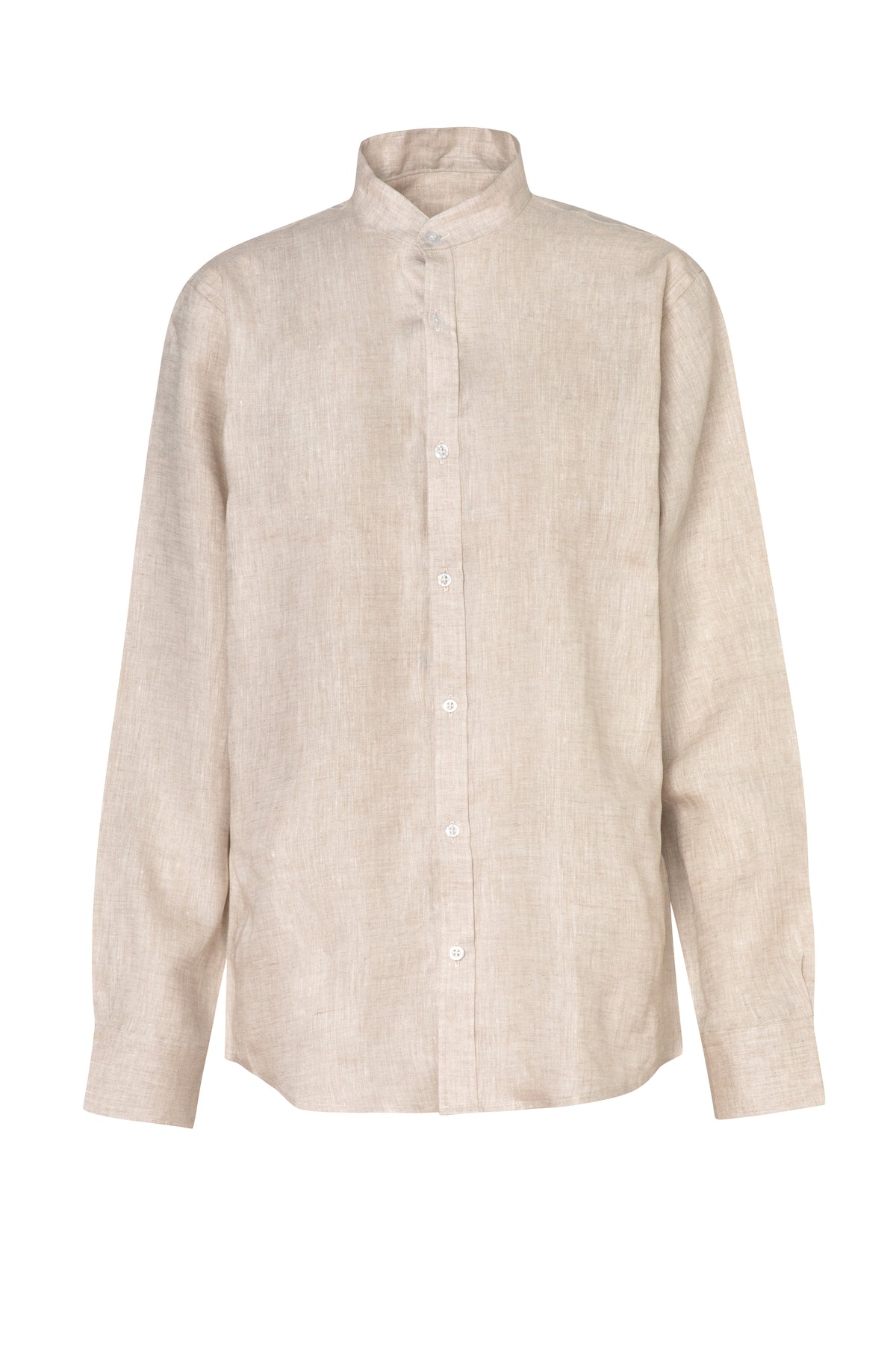 Camisa de Lino Mao Kaki