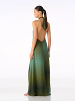 MIEL DRESS OMBRE GREEN