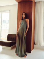 MIEL DRESS OMBRE GREEN