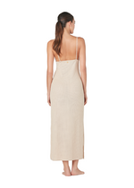 Vestido largo Olivia cappuccino