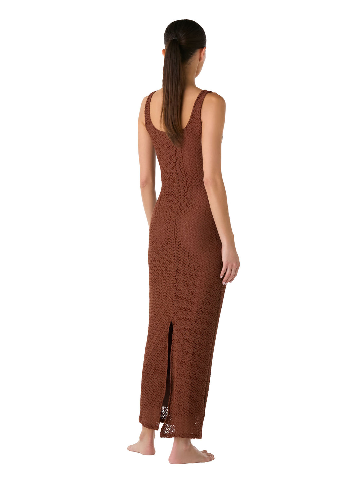 Vestido Largo Fara Nilo Brown