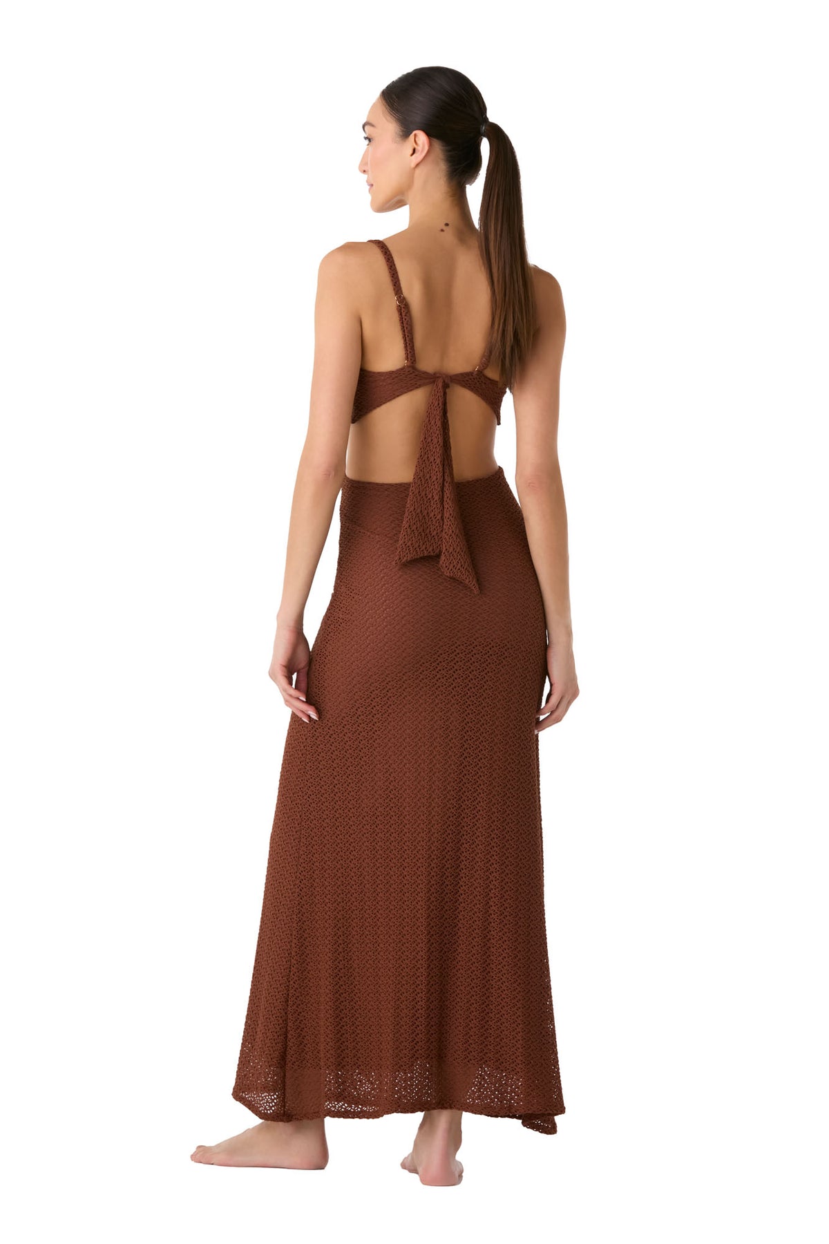 Vestido largo Opal Nilo Brown