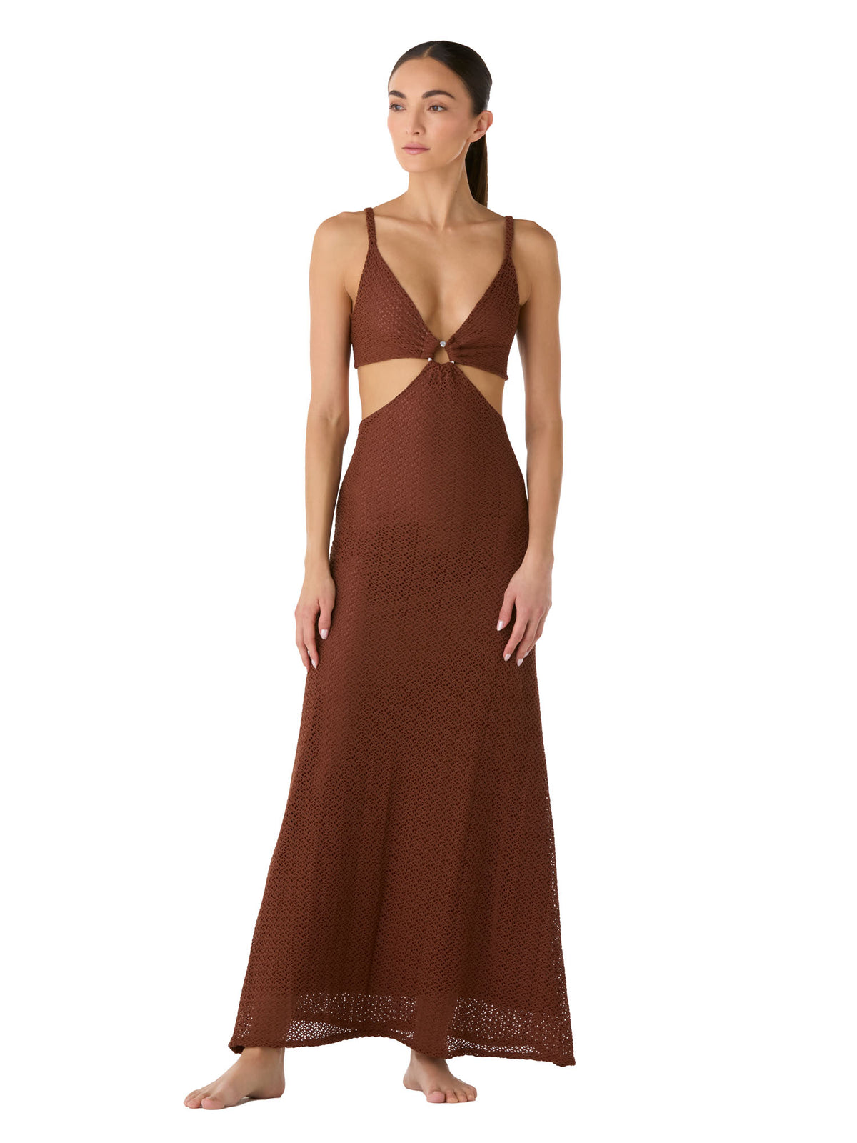 Vestido largo Opal Nilo Brown