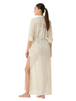 Salida de baño kimono Velia Nilo Ivory