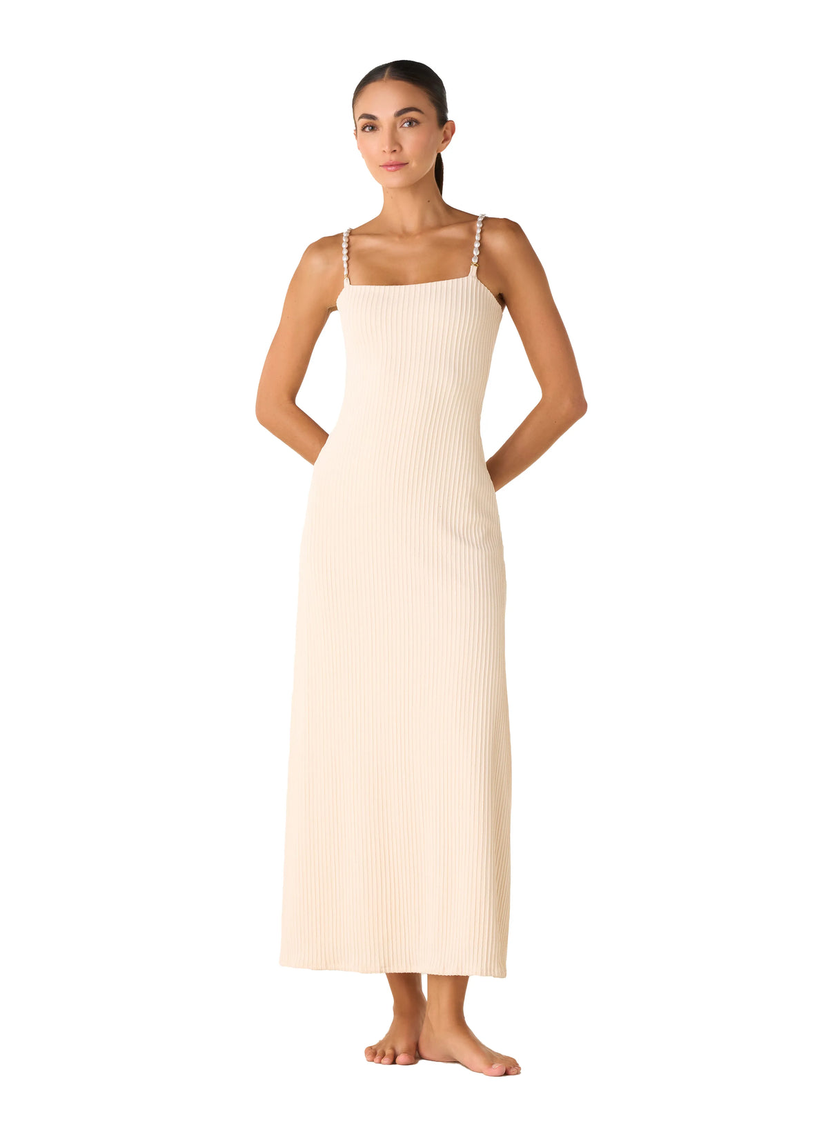 Vestido Rala Shell Ivory