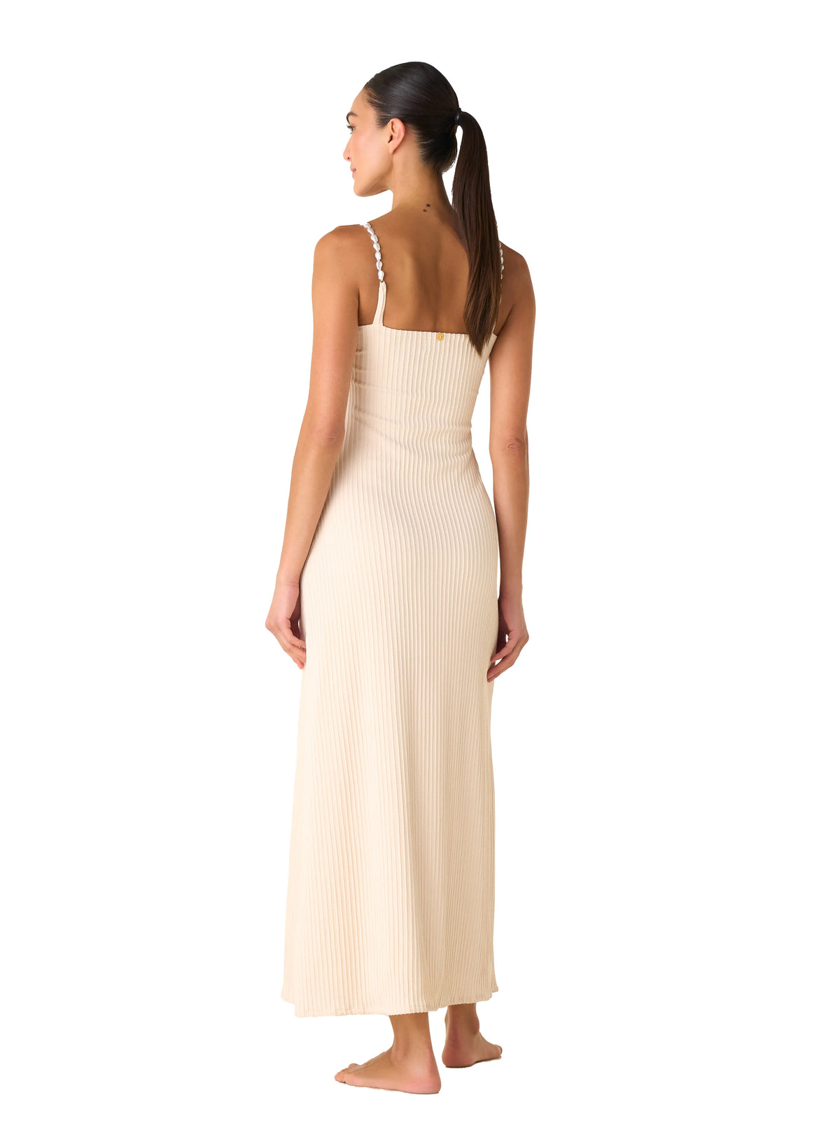 Vestido Rala Shell Ivory