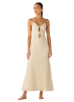 Vestido largo Roma Nilo Ivory