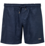 Shorts de Lino Clásica Midnight