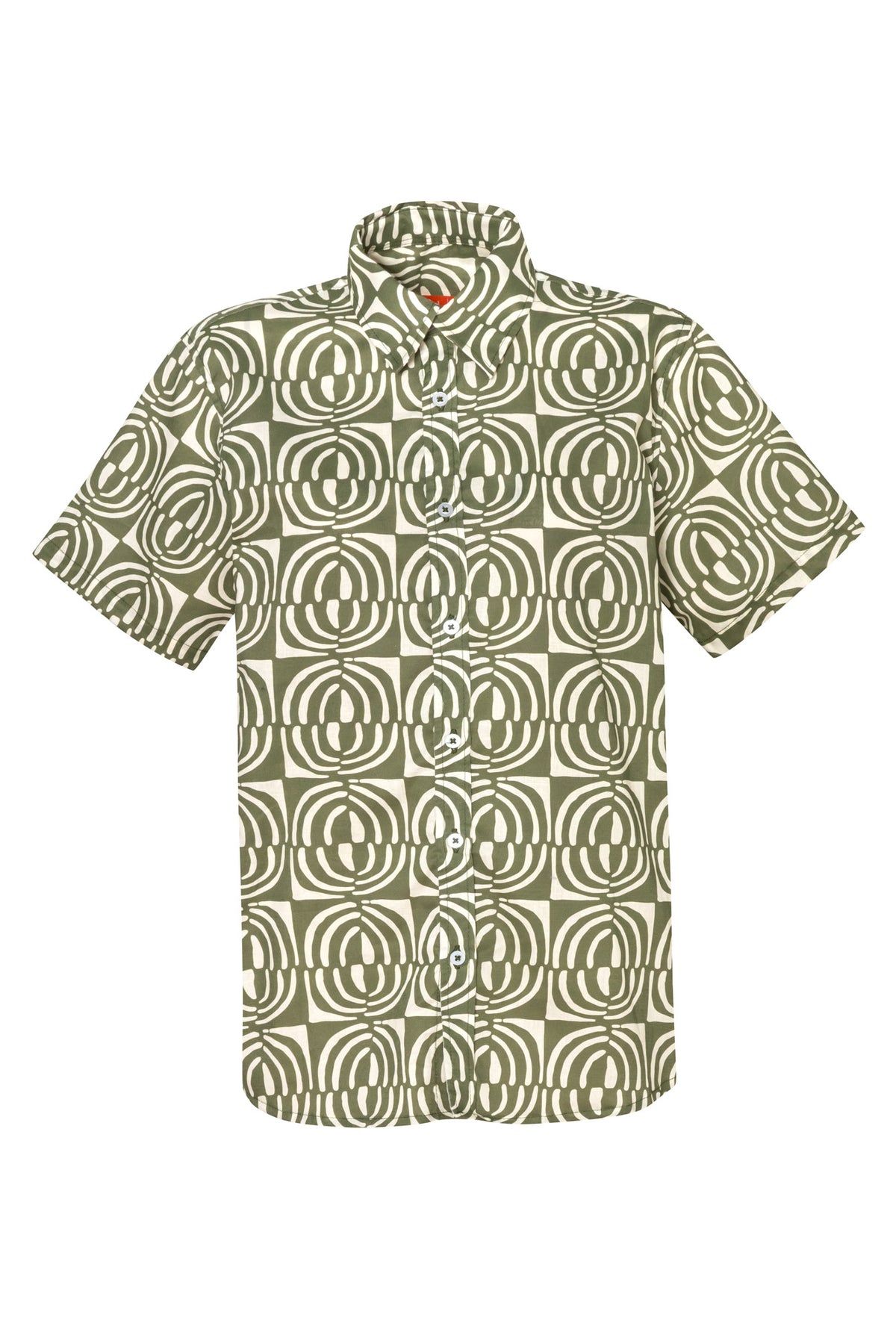 Camisa de Hombre Manga Corta Duna Olive