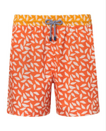 SWIM TRUNK SLIM CUT CARMIN1 TANG2 TANG1