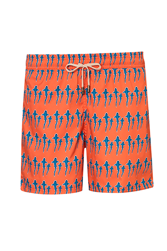 Pantaloneta de Baño Slim Tabur1 Salmon