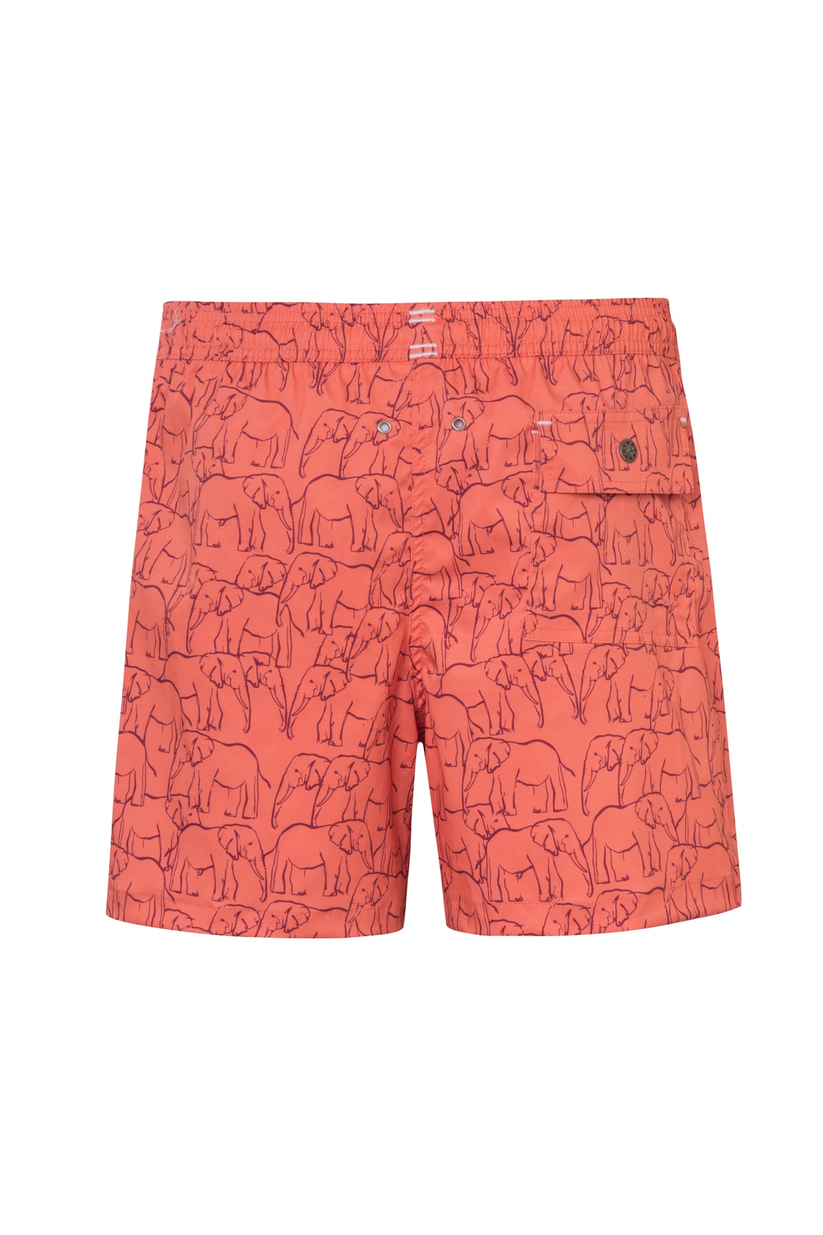SWIM TRUNK SLIM CUT TEMBO1 SALMON