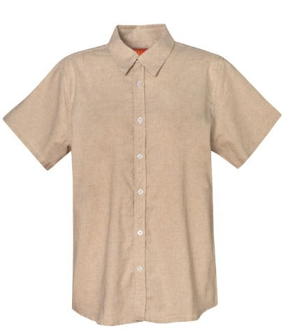 Camisa de Hombre Manga Corta Almond