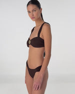 RAFAELA TOP SHELL CHOCOLATE